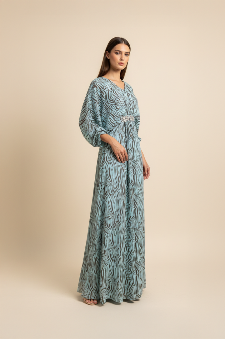 Sarah-Chiffon Kaftan