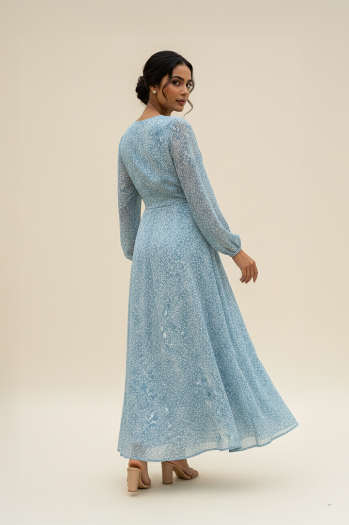 Florelle-Chiffon Long Dress