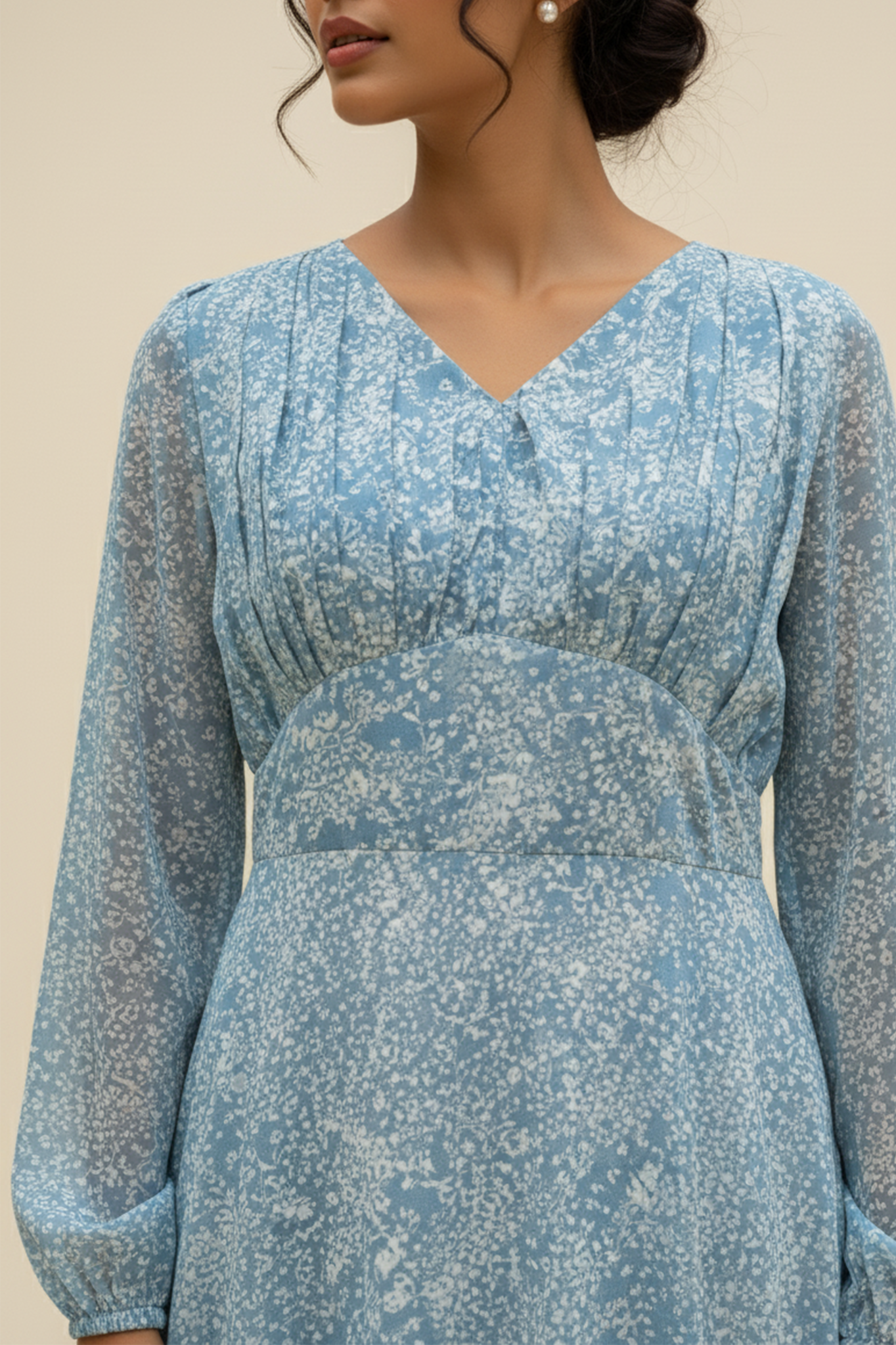 Florelle-Chiffon Long Dress