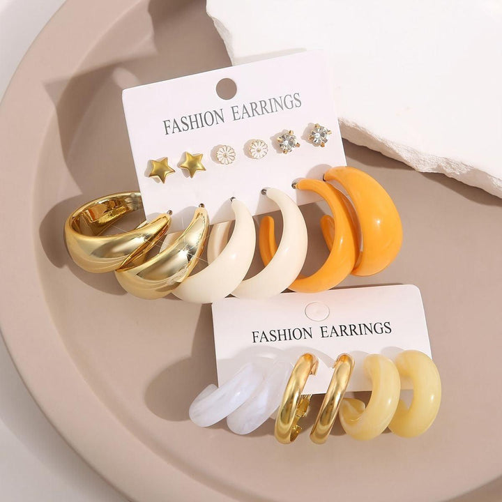 Coral earring set