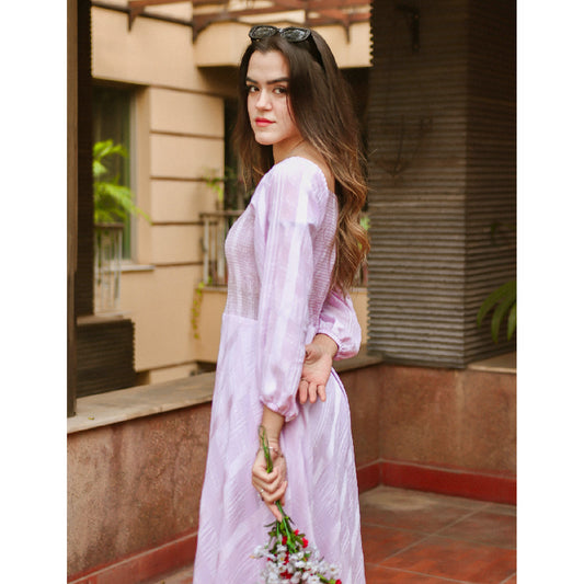 Roseate–Smocking Long Dress