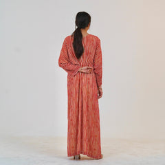Dilara-Striped Kaftan