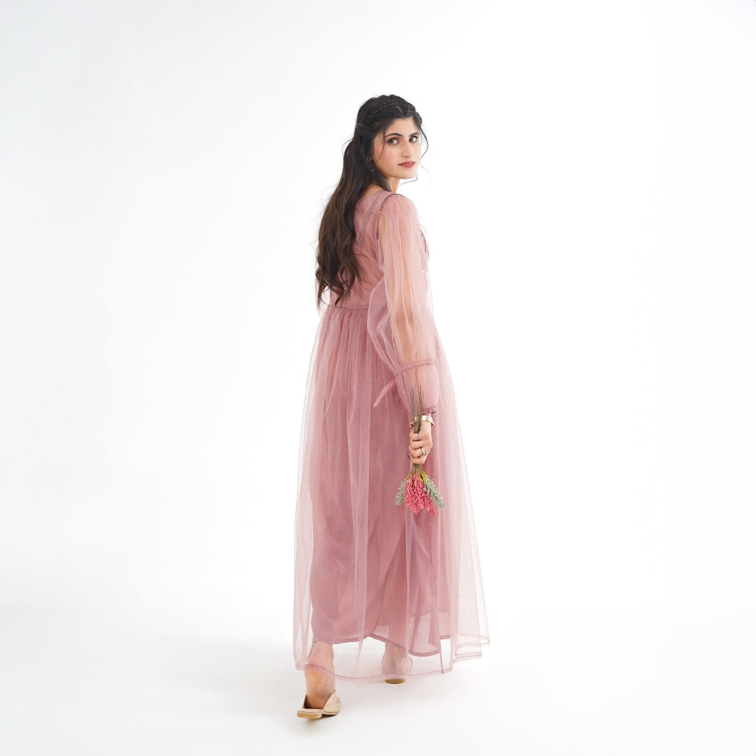 Rose-Mesh Dress