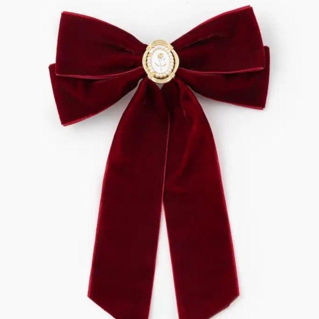 Merlot-Hair Bow