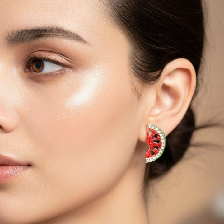 Watermelon-Stud Earrings