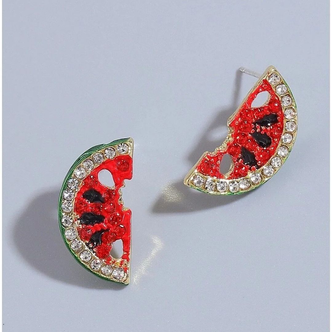 Watermelon-Stud Earrings