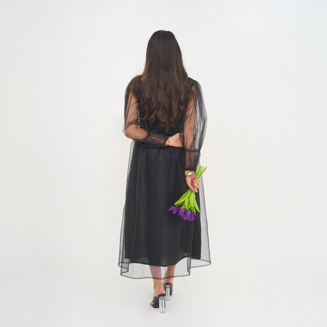 Zoe-Mesh Dress
