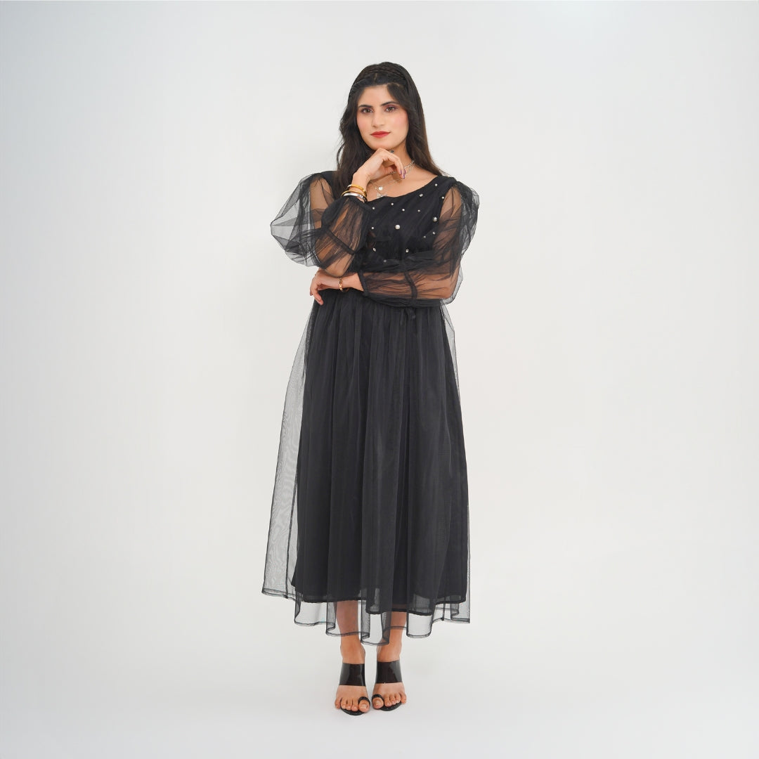 Zoe-Mesh Dress