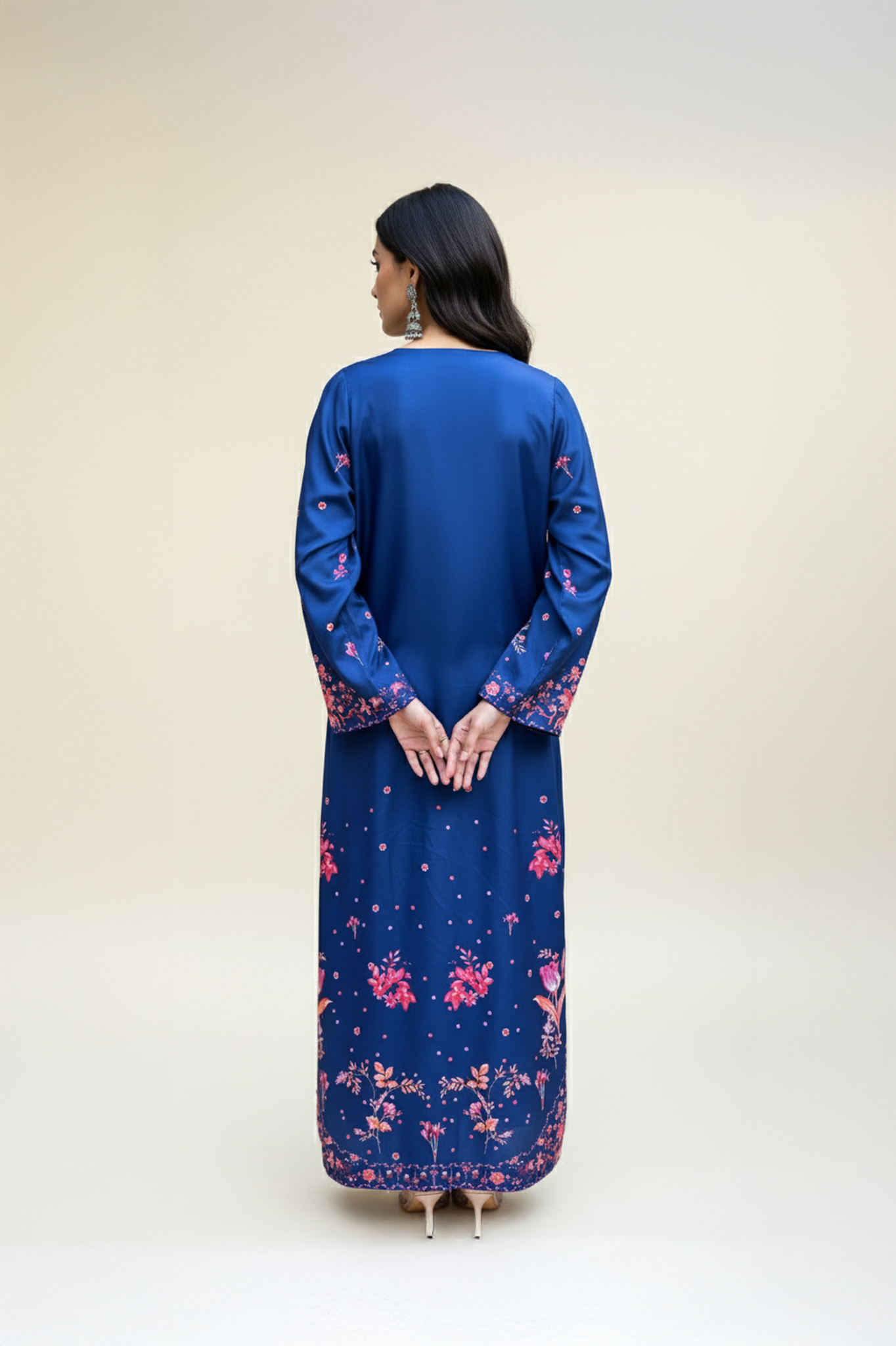 Tiara-Crepe Kaftan