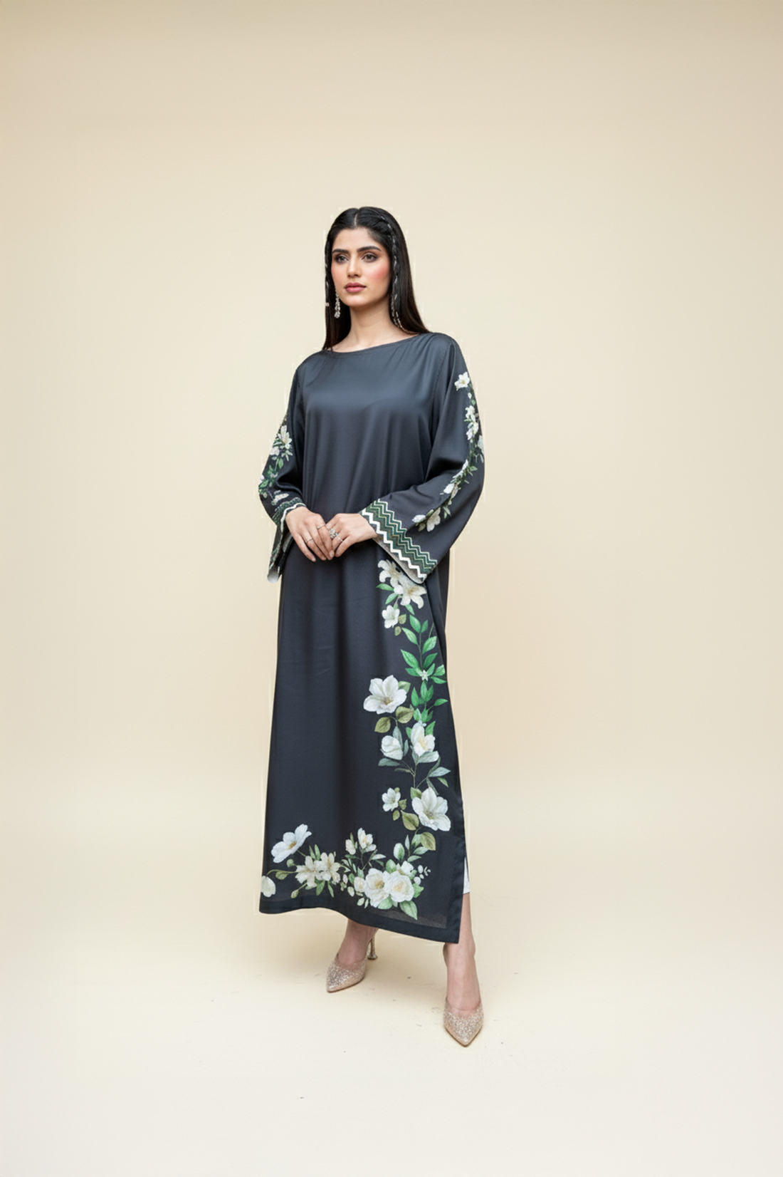 Calla-Crepe Kaftan