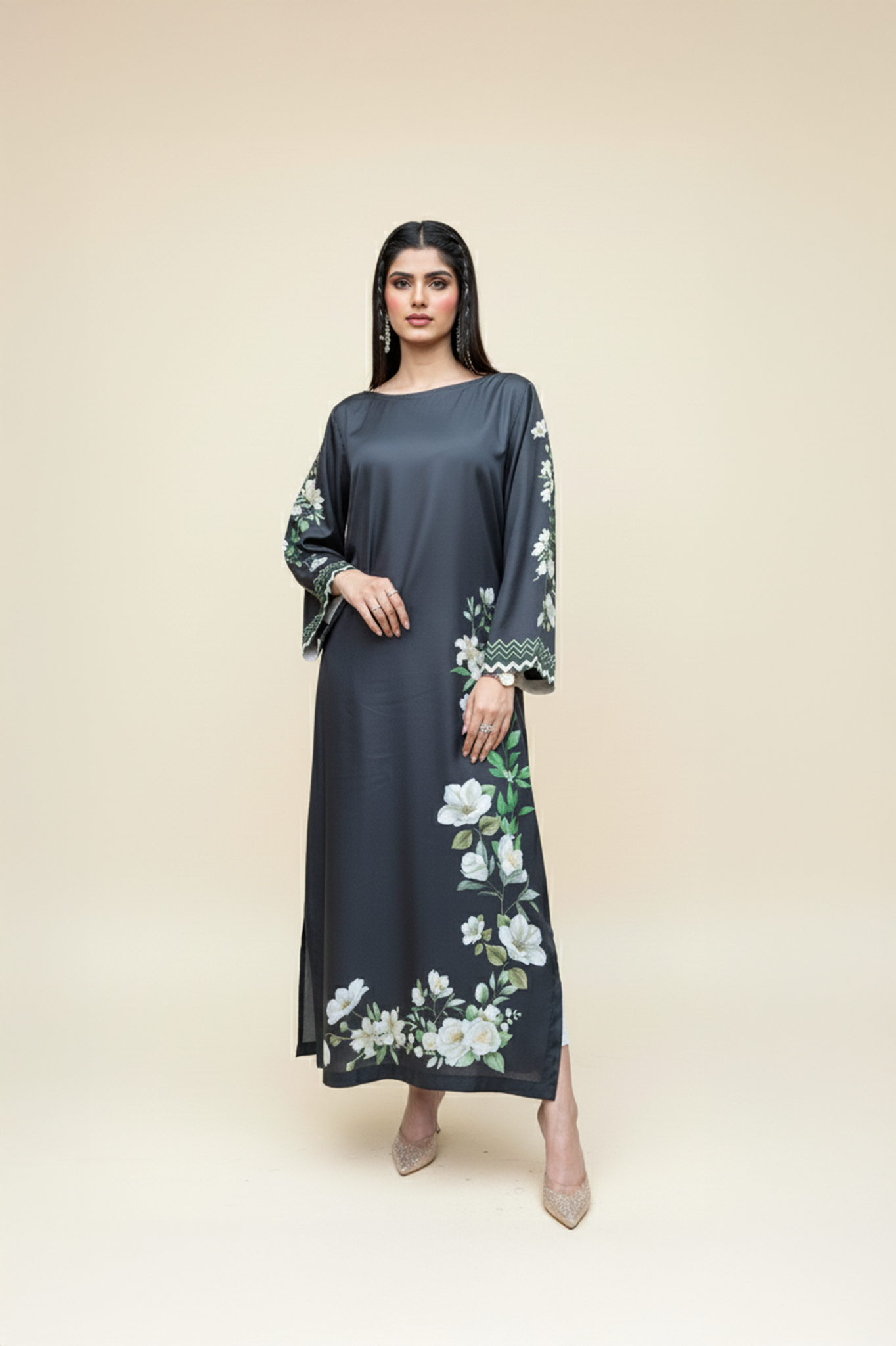 Calla-Crepe Kaftan